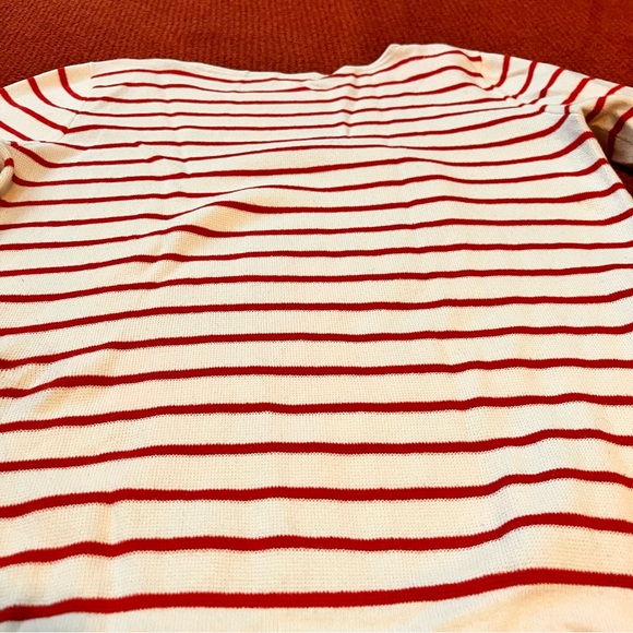 ♥️2xHost pick♥️ J Crew red and white striped sweater - Picture 2 of 9